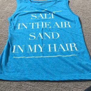 Blue ocean tank top